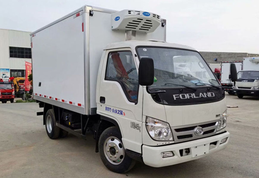 福田時(shí)代小卡之星3冷藏車(chē)廂體圖片